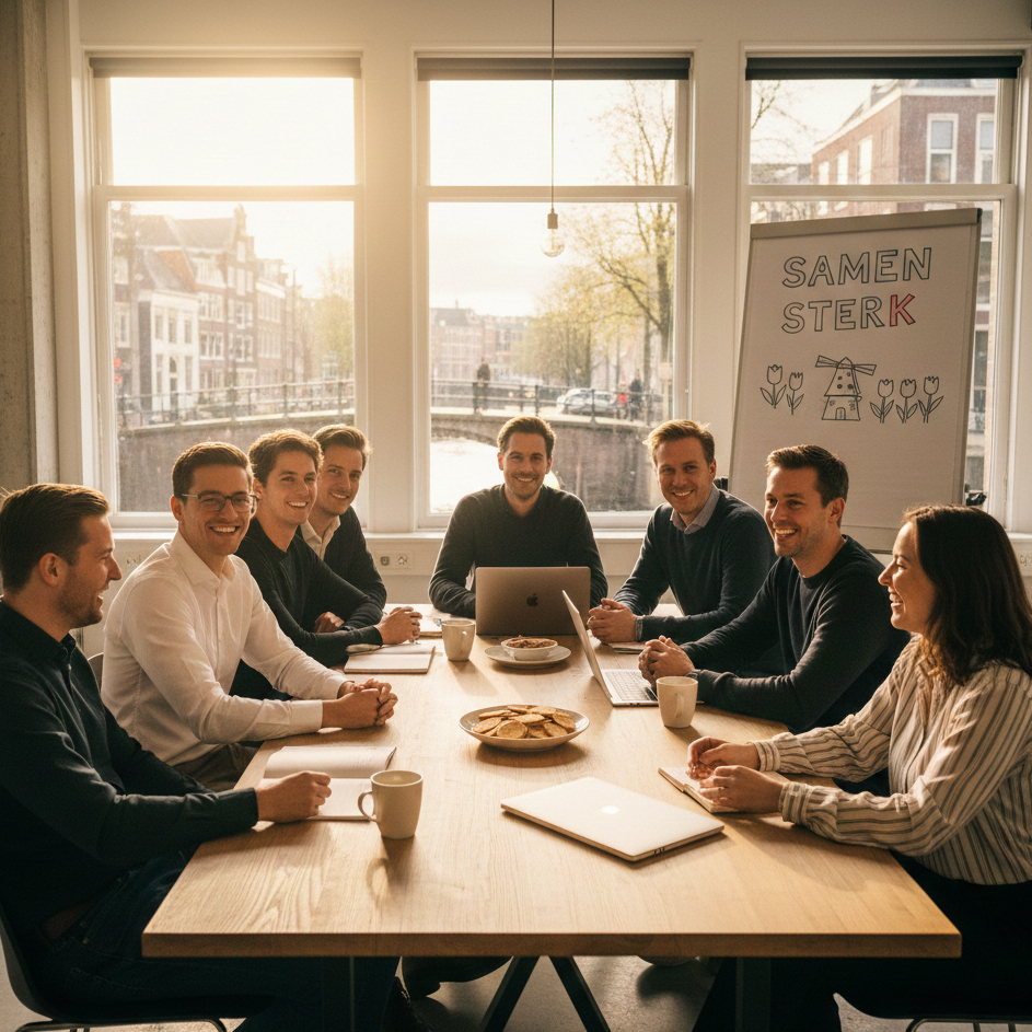 Team samenwerken in Amsterdam