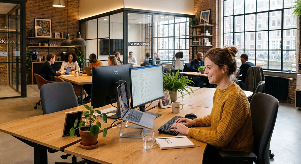 Flexplek op kantoor in Nederland