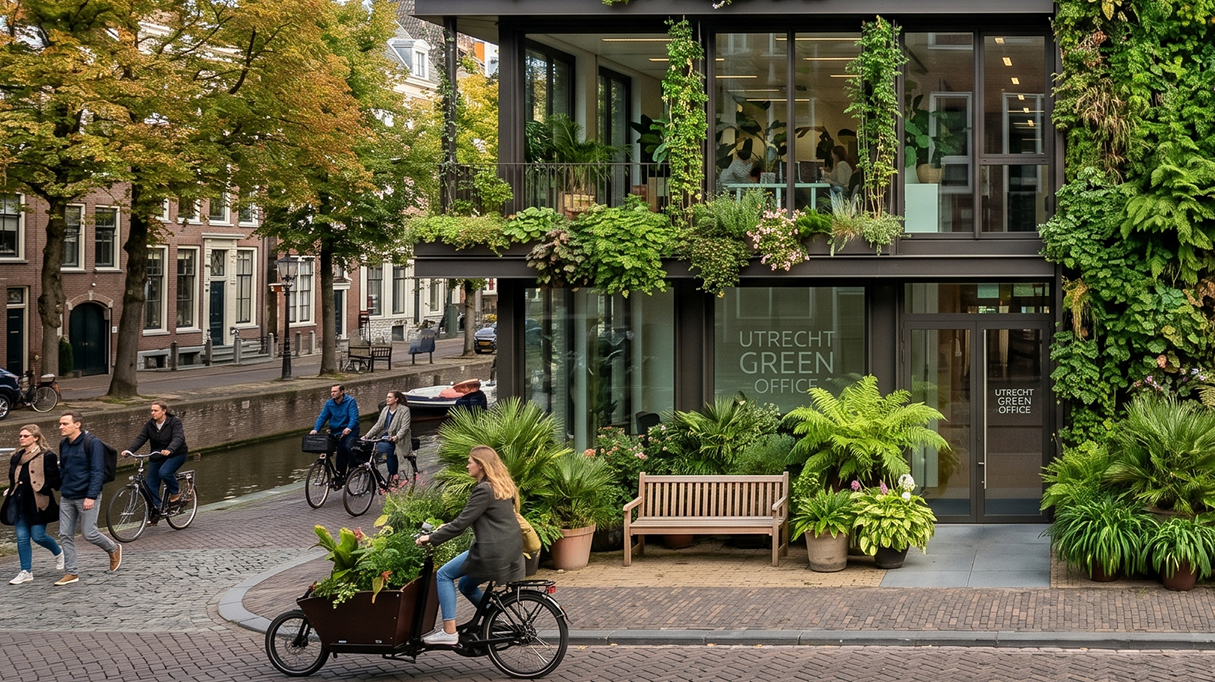 Groen kantoor in Utrecht