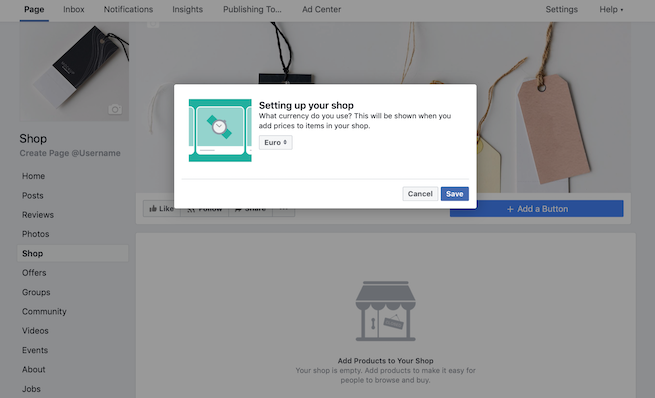 Facebook Shop