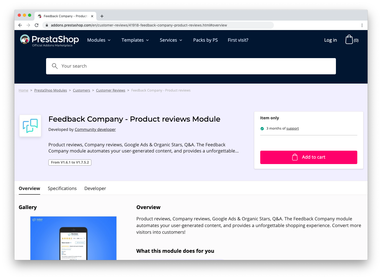 PresaShop PrestaShop
